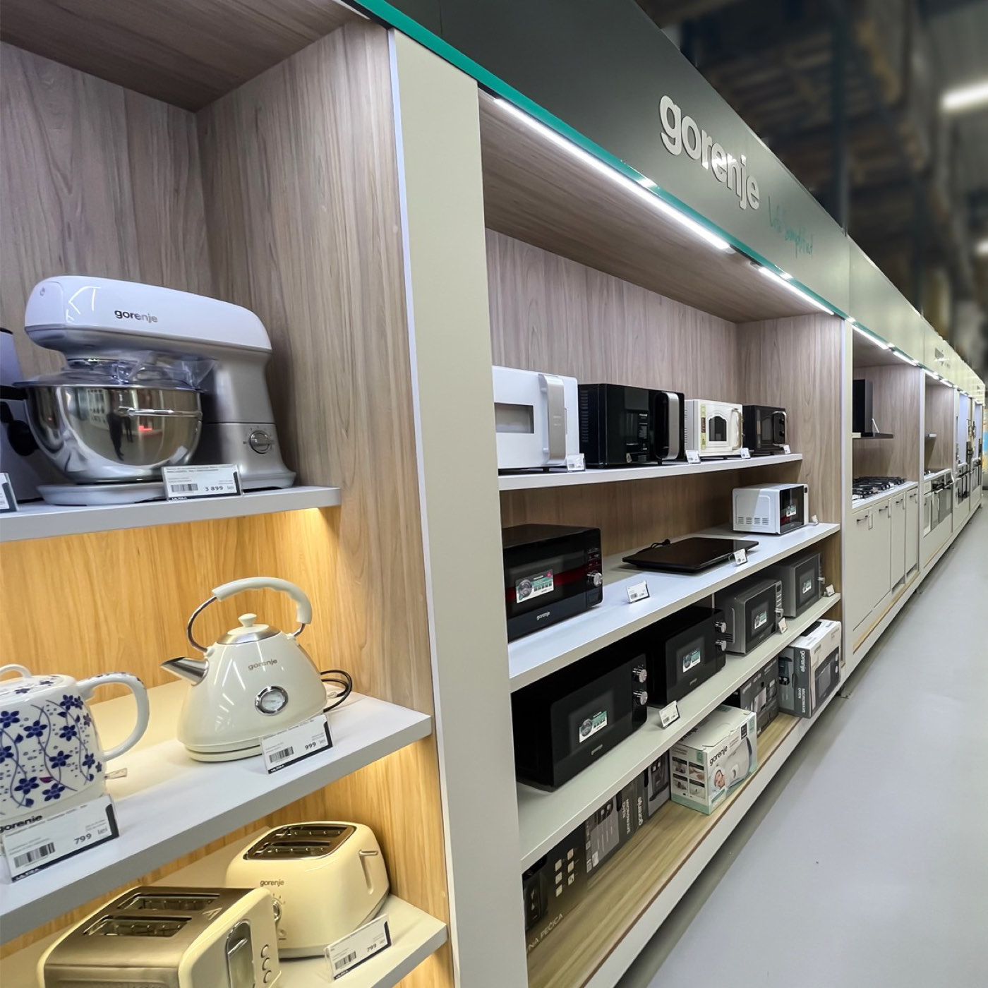 Vitrine Gorenje, proiect Mellony Business